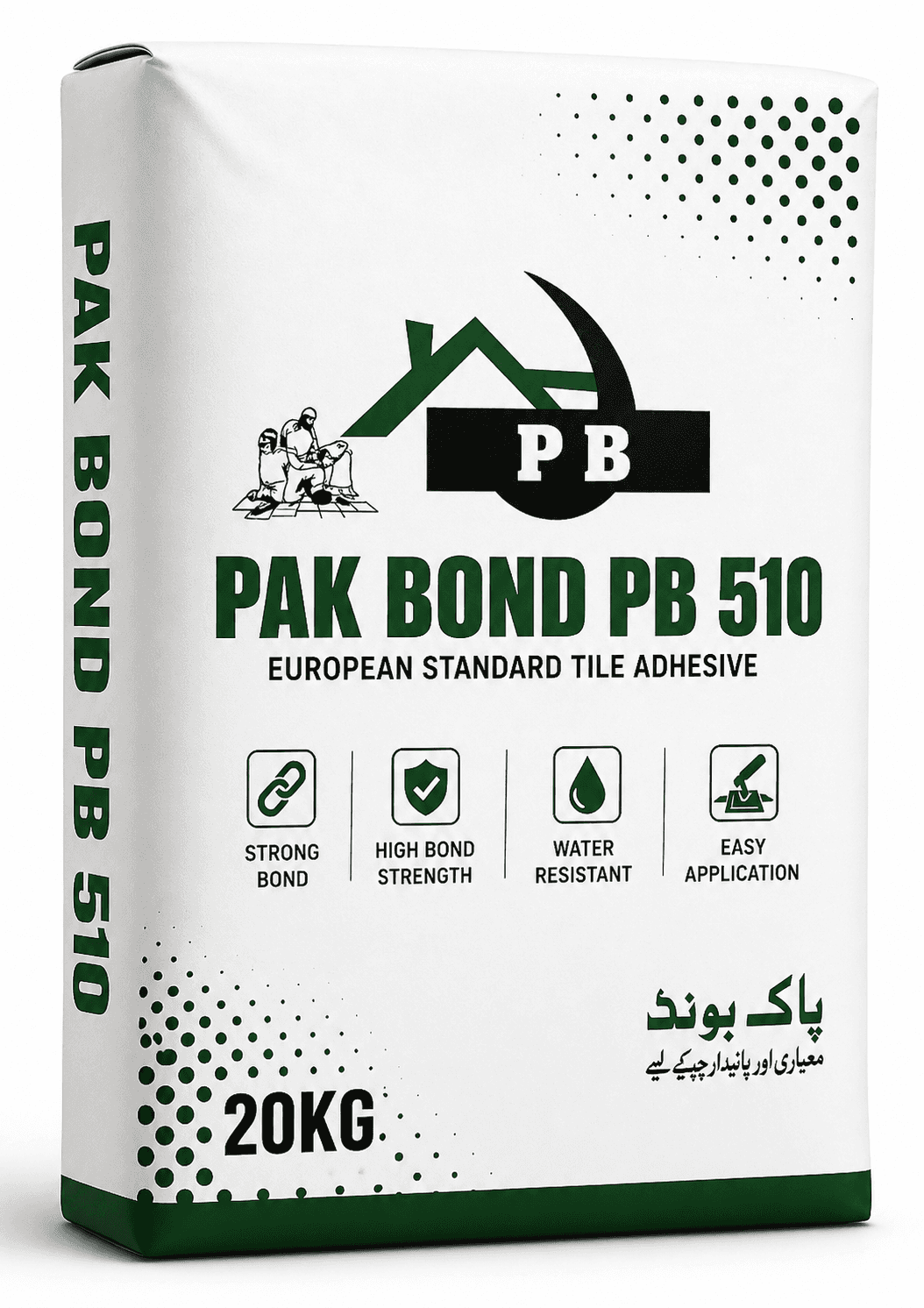 Pak Bond PB 510 tile adhesive 20kg bag
