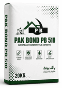 Pak Bond PB 510 tile adhesive 20kg bag