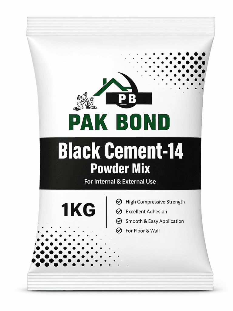 Pak Bond Black Cement-14 1kg powder mix bag