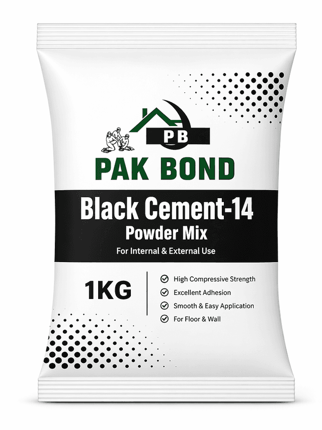 Pak Bond Black Cement-14 1kg powder mix bag